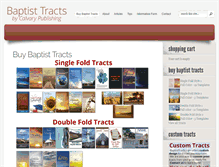 Tablet Screenshot of baptisttracts.org